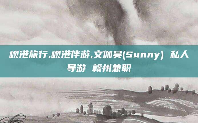 北海岘港旅行,岘港伴游,文伽昊(Sunny) 私人导游 赣州兼职